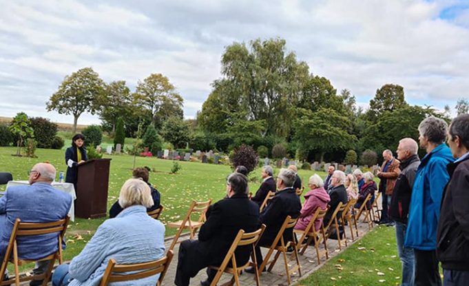 Wunstorf şehrinde Müslüman mezarlığı açıldı
