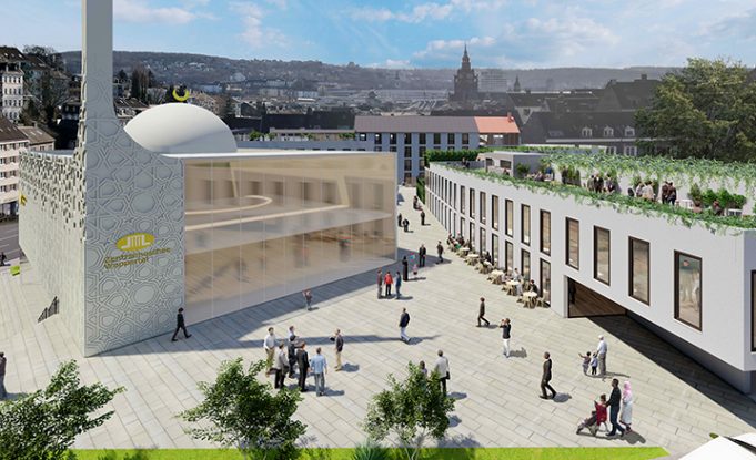 Wuppertal’de inşa edilecek cami ve külliye projesi tanıtıldı