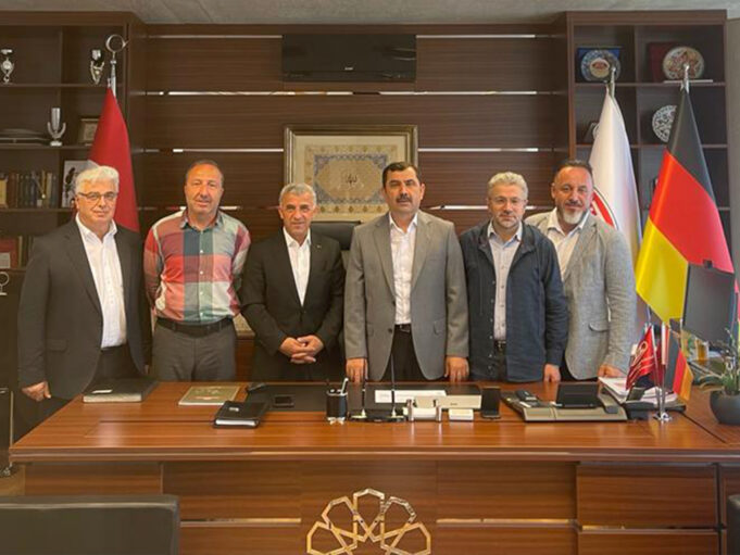 Çaykara Belediye Başkanı Tok, DİTİB’i ziyaret etti