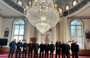 DİTİB Türkiye Camii’ne şehir itfaiyesinden ziyaret