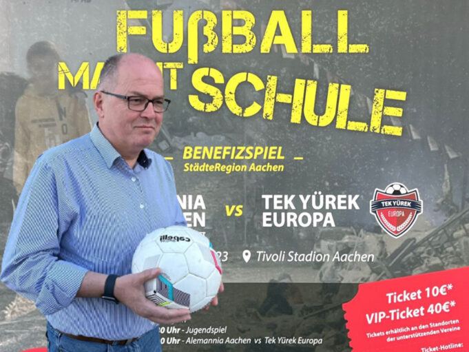 Dostluk maçının gelirleriyle Hatay’da okul inşa edilecek