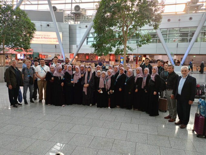 Düsseldorf’dan umreciler kutsal topraklara uğurlandı