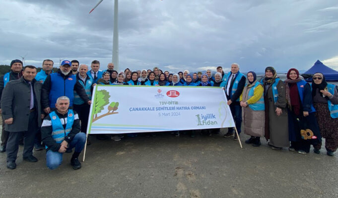 DİTİB 40’ıncı kuruluş yıl dönümünde 30 bin fidan toprakla buluştu