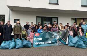 Lennestadt DİTİB Camii öğrencileri çevre temizliği etkinliğine katıldı