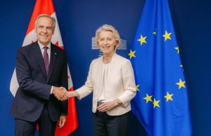 Trump’tan AB’ye Kanada tehdidi: Ticaret savaşı yeniden gündemde Avrupa Komisyonu Başkanı Ursula von der Leyen ile Kanada Başbakanı Mark Carney'nin görüşmesi, 16 Eylül 2026
