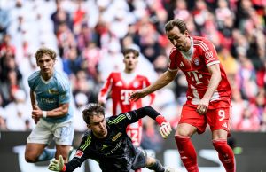 Harry Kane Bundesliga tarihine geçti: 100 gole en hızlı ulaşan oyuncu Bayern Münihli Harry Kane, Union Berlin maçında