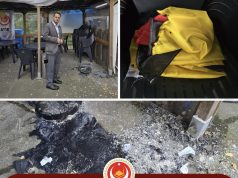 ATİB camisine saldırı: Türk ve Alman bayrakları yakıldı ATİB Hacı Bayram Camisi’nde Türk ve Alman bayraklarına yönelik saldırı sonrası çekilen fotoğraflar